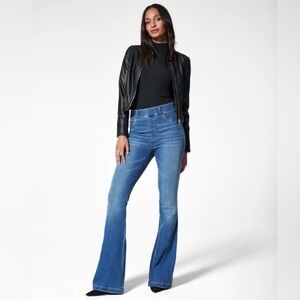 Spanx High Rise Tall Flare Jeans, Vintage Indigo, Size XL, New
